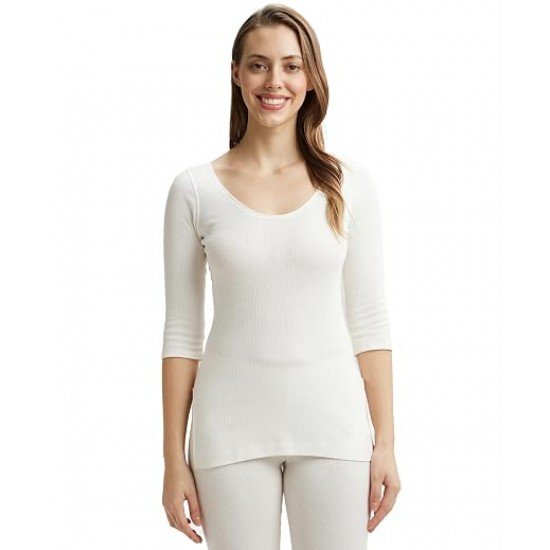 JOCKEY LADIES THERMAL INNER SET 3/4 SLEEVE (WHITE, CHARCOLE, BLACK AND SKIN COLOR)
