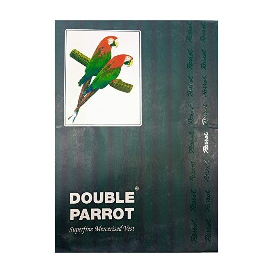 Double Parrot SLEEVLESS Vest (Pack of 5) White