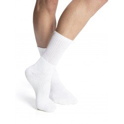 JOCKEY SPORTS SOCKS TOWEL SOCKS CREW LENGHTH ( PACK OF 3 PCS ) WHITE & ASSTD