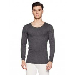 JOCKEY THERMAL INNER FOR MENS ROUND NECK FULL SLEEVE (White And Charcole)   J-2401