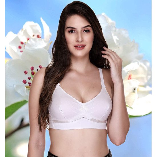 SONA DYNAMIC Cotton Strap Bra (Pack of 2)